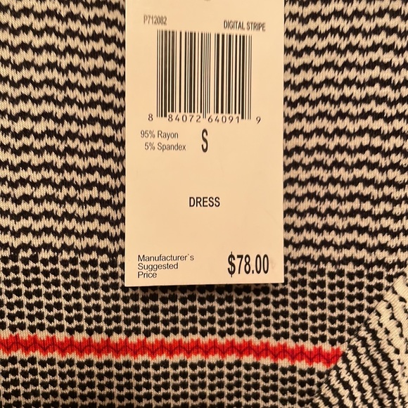 Premise Digital Stripe Multicolored Dress Small - Picture 3 of 3